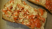 Rychlá bruschetta, Navršeno na palliasse