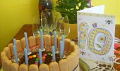 Smetanový narozeninový dort, oslava narozenin s tímhle dortem,měla úspěch :-)