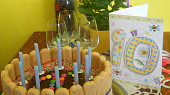 Smetanový narozeninový dort, oslava narozenin s tímhle dortem,měla úspěch :-)