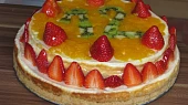 Tvarohový dort (cheesecake), Narozeninový :-)