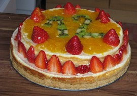 Tvarohový dort (cheesecake) (Narozeninový :-))