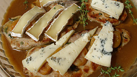 Vepřové plátky se sušenými meruňkami