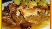 Worchesterská krkovička na houbách a fazolkách (Worcesterská krkovička na houbách a fazolkách)