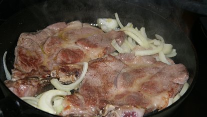 Zapečené maso s Hermelínem