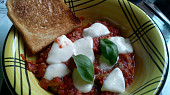 Zapečené masové koule - italská trikolora