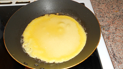 Zapečené palačinky s pudinkem