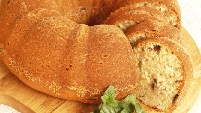 Čoko-mandlová bábovka