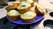 Čokoládovo-banánové muffiny (mňamka)