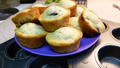 Čokoládovo-banánové muffiny, mňamka