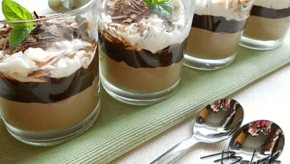 Čokoládový pohár s mascarpone