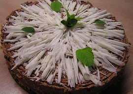Čokotvarohový dort s hoblinkami