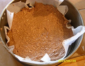Dietní kakaovo-banánová buchta