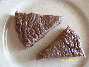 Dietní kakaovo-banánová buchta