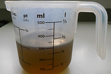 sirup po scezení