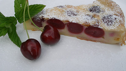 Francouzská třešňová bublanina (Clafoutis)