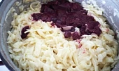 Játrový nudlový pudding   Retro