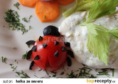 Jemná koprová pomazánka