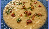 Kefírový zeleninový krém (polévka je velice pikantní a navinulé chuti)