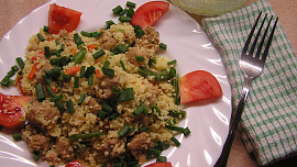 Kuskus se sójovým masem