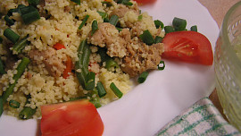 Kuskus se sójovým masem