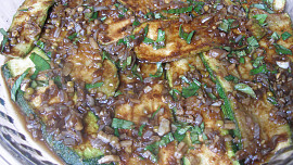 Marinované cukety se zeleným pepřem