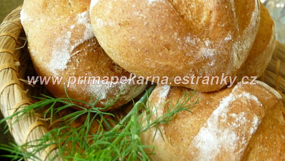 "Naklíčené" bulky (s pšeničnými klíčky)