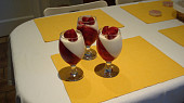 Panna cotta s jahodami