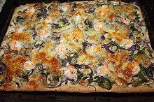 upečená pizza, už jen zchladnout a dlabat
