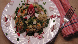 Pohanka v sýrové omáčce