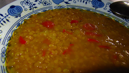 Polévka z červené čočky II.