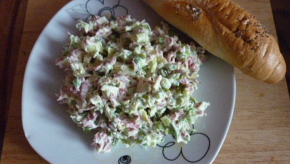 Pórková pomazánka, porkový salát
