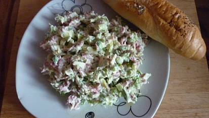 Pórková pomazánka, porkový salát