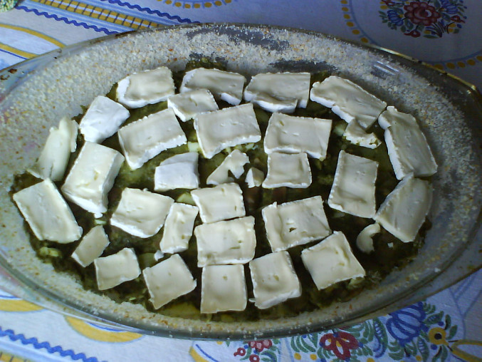 Zapečené brambory se špenátem a Hermelínem, Před