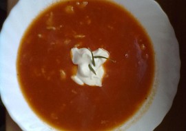 Rajská polévka s krupičnými knedlíčky