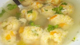 Jemné řapíkato - mrkvové knedlíčky do polévky