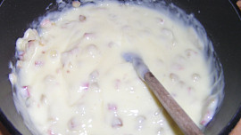 Šátečky s pudingem a rebarborou