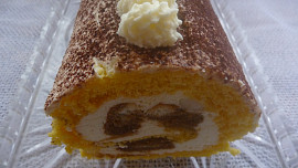 Tiramisu roláda s Mascarpone