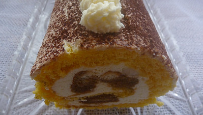 Tiramisu roláda s Mascarpone