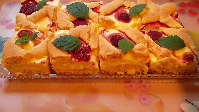 Tvarohový koláč bez tvarohu