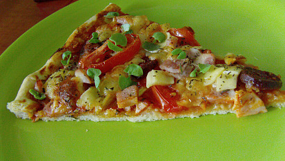 Vynikající pizza