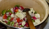 Zeleninová polévka se smetanou a sýry, Restování