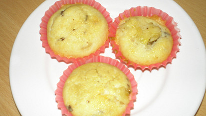 Čokoládovo-banánové muffiny