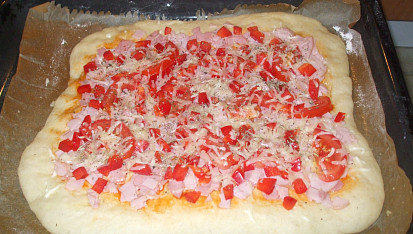 Domácí hrnečková pizza