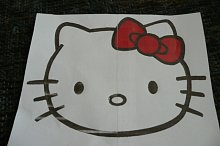 šablona na kitty