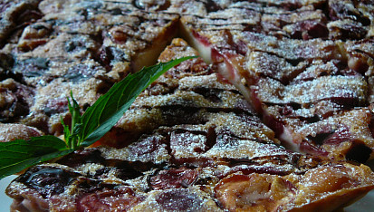 Francouzská třešňová bublanina (Clafoutis)