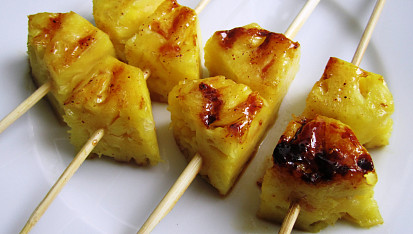 Grilovaný ananas se skořicí a medem, Grilovaný ananas se skořicí a medem