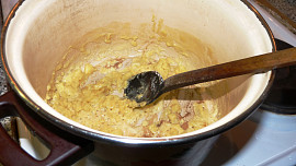 Houbová bramborka s citronovým zástřikem