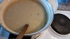 Houbová bramborka s citronovým zástřikem