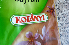 koření šafrán, a pravý
