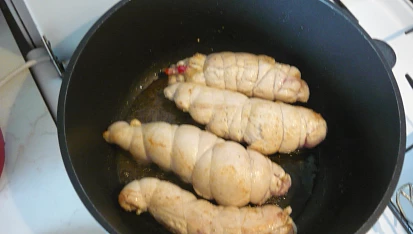 Kuřecí závitky, ptáčky
